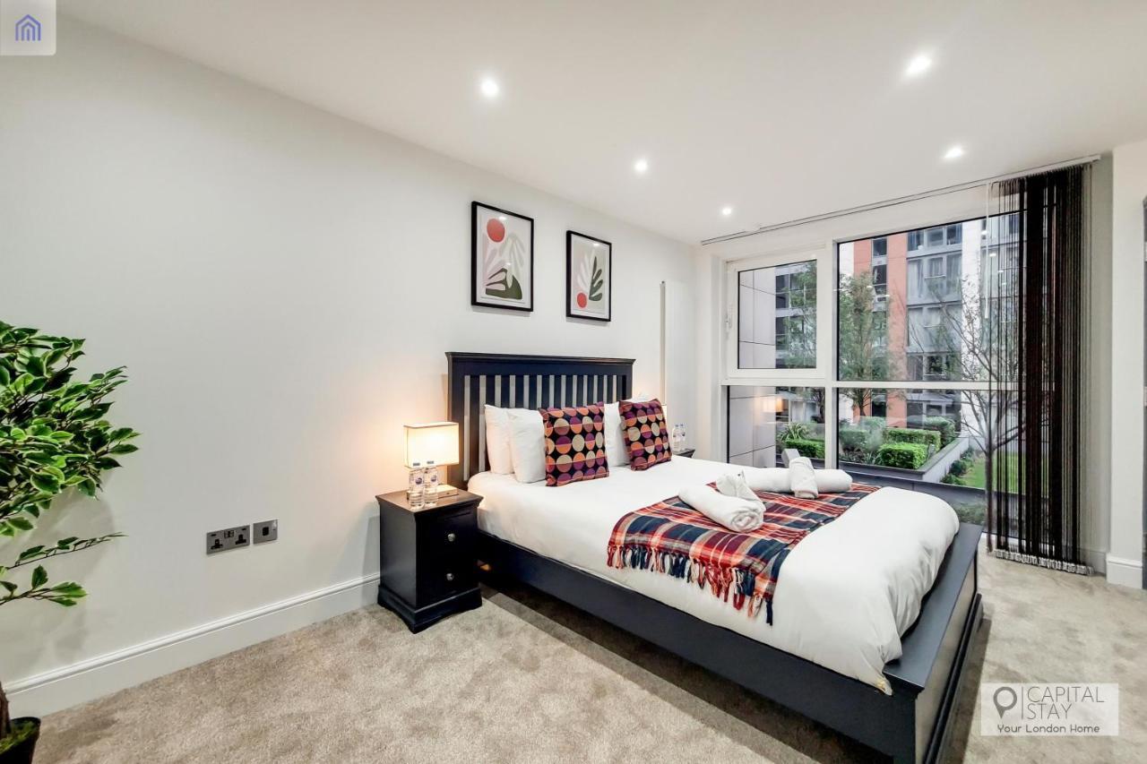 Free Parking - Stylish Three Bedroom Apartment By London Excel المظهر الخارجي الصورة